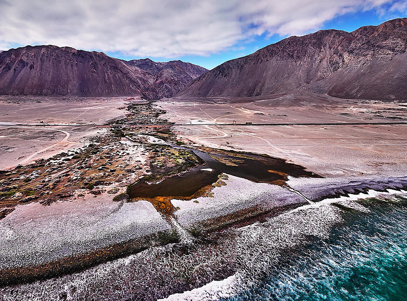 The Rio Loa Trickles into the Pacific – El Loa, Tarapacá Region, Chile – 2024