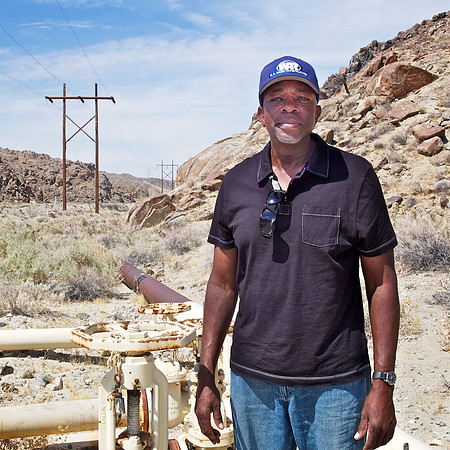 Henry Jones at Water Throttling Valves - Poison Canyon, CA - 2015