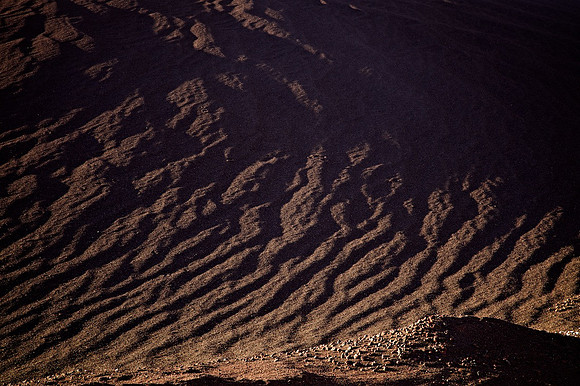 Cinder Product Abstraction - Red Hill Quarry - Fossil Falls, CA - 2015