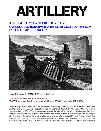 Artillery Magazine: "High & Dry: Land Artifacts" - April 2018