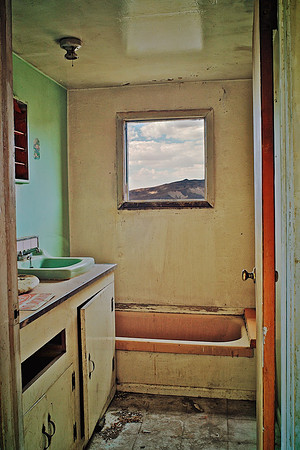 Burro Schmidt Abandoned Caretaker's House Bathroom - Last Chance Canyon, CA - 2011