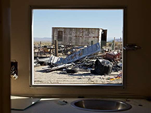 Scrapyard View - Trona, CA