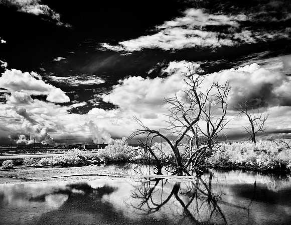 Complex Landscape – Infrared Exposure – Near Obsidian Butte, Calipatria, California – 2021