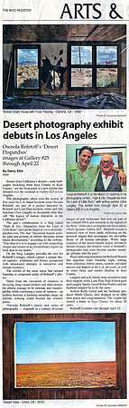 Inyo Register - Desert Photography Exhibit Debuts in Los Angeles - Mar 27, 2014