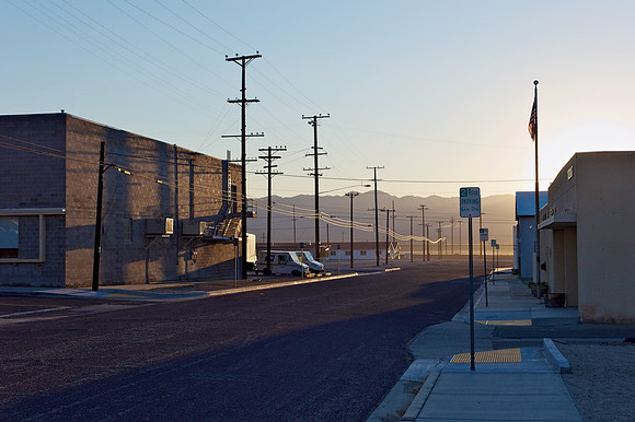 Market Street - Downtown Trona - Dawn - 2011